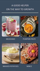 Mélangeur <span class=keywords><strong>à</strong></span> main électrique détachable avec hachoir portable pour cuisine utilisation en extérieur Caractéristiques Mélangeur presse-agrumes pour usage domestique - Product Image 6