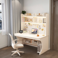 Bureau d'ordinateur contemporain moderne en bois massif étagère intégrée maison étudiant Table d'étude bureau bibliothèque contemporain