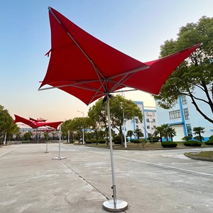 Paraguas de cuerda de tracción de nuevo diseño personalizable de 3X3m estilo de mariposa moderno para uso en exteriores y hoteles muebles modernos para exteriores - Product Image 4