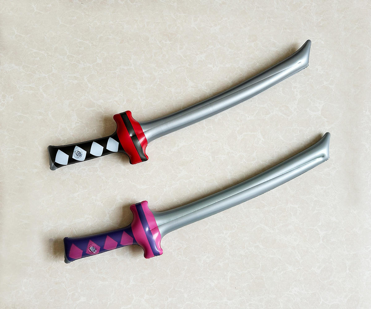 Inflatable Pirate Sword Toy - Mosaic Style PVC Stage Prop, image size:1200x1000