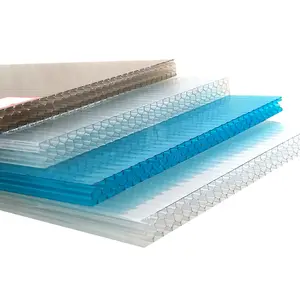 Plastic clear 8mm polycarbonate sheet used sunroom panels for sale