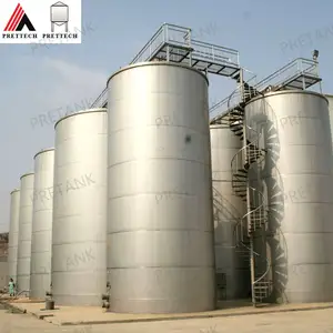 Inox minyak sayur, kualitas tinggi tugas berat yang dibuat 2000 liter untuk pengilangan