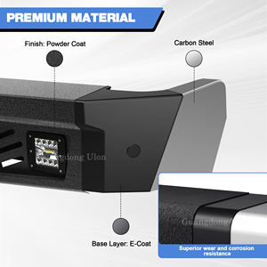 Parachoques Delantero de Ancho Completo con Cabrestante y Parachoques Trasero con Escalón a <span class=keywords><strong>Precio</strong></span> de Fábrica para <span class=keywords><strong>Camioneta</strong></span> Pickup Chevy Silverado 1500, <span class=keywords><strong>GMC</strong></span> <span class=keywords><strong>Sierra</strong></span> 1500 2019-2024 - Product Image 3