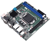 Carte mère embarquée Mini ITX chipset H81 LGA 1155 M8200-UA double PC-DDR3 PCIE X16 slot double COM compatible Win 7/8/10/Linux