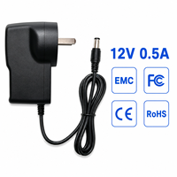 Production personnalisée, protection contre les courts-circuits, large compatibilité, adaptateurs d'alimentation CC 12V 0,5A 6W AC 100-240V 50-60Hz