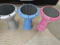 Wholesale Gray Aluminum Darbuka Drum-8.5 Inch Doumbek with Carry Bag Customized Logo Professional Middle Eastern Percussion