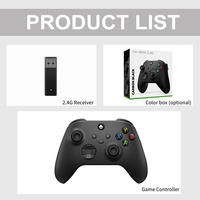 INNOASIA Wireless BT Game Controller dengan Game Wheel Steering dan Getaran Ganda untuk PC Steam