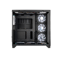 RGB Backlit Gaya Pc Gamer Menara Aluminium Menyesuaikan Game Komputer