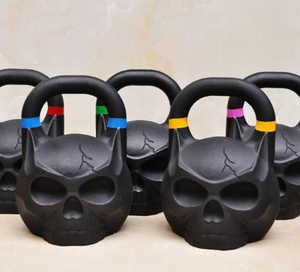 Pesa Rusa de Hierro Fundido y Acero con Recubrimiento en Polvo Personalizado, Diseño de Mono Esculpido, Ecológica, Multipeso, para Entrenamiento de Fuerza en Casa - Product Image 1
