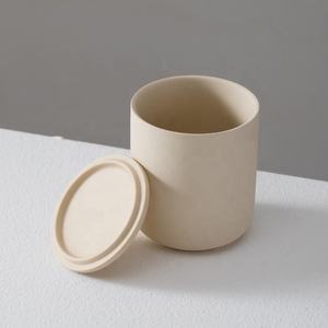 وعاء شموع YBH من السيراميك مخصص، برطمانات شموع للديكور المنزلي من السيراميك للكريسماس - Product Image 4