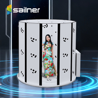 Scanner de portrait 3D entièrement automatique avec 60 caméras, capture de données 480MP, traitement en moins d'une seconde grâce au système informatique local