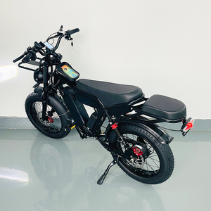 จักรยานเสือภูเขาไฟฟ้า Enduro Ebike Fat Bike 52V 40Ah แบตเตอรี่คู่ พร้อมตะแกรงบรรทุกสัมภาระด้านหน้า เบาะนุ่มด้านหลัง ระบบกันสะเทือนเต็มรูปแบบ สำหรับผู้ใหญ่ - Product Image 1