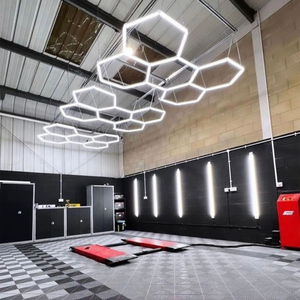 HanYin lampe d'éclairage de garage portable led étanche plafonniers de garage pour atelier salle de sport salle de lavage - Product Image 5