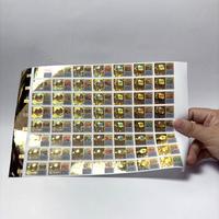 Étiquette holographique 3d personnalisée Authenticité anti-faux hologramme