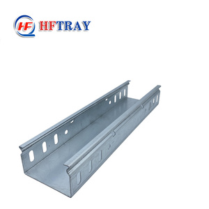 Bandeja Portacables Sólida HFTRAY de 100 mm de Altura, Acero Pregalvanizado para Instalación de Cables - Product Image 3