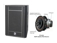 OEM ODM I.E.Voice Black, haut-parleur coaxial professionnel de qualité industrielle de 12 pouces, hybride Nd-Fe à flux élevé