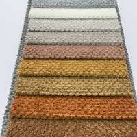 Nouvelle Arrivée 2026 Tissu d'ameublement de luxe de créateur 100% Polyester 100D Velours Bouclé Uni Chenille Tissé pour Canapé, Textile de Maison et Sac