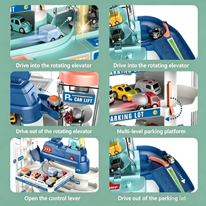 <span class=keywords><strong>Garage</strong></span> de stationnement et circuit de voitures jouets pour enfants de 5 étages, de haute qualité et dernier cri - Product Image 2
