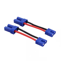 موصل SAE أحمر ثنائي السن EC5 ذكر/أنثى مع كابل PVC 10AWG لتوصيل البطارية للطائرات بدون طيار والسيارات والدراجات النارية