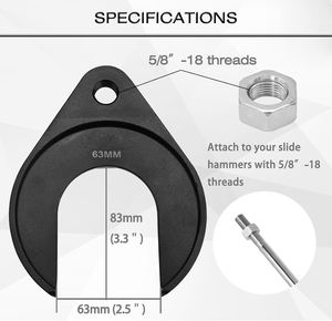 CV ortak çatal çıkarma adaptörü aracı ön tekerlek sürücü aksı kasnak eki - Product Image 2