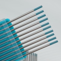Electrodo de tungsteno de tierras raras, electrodo Aqua Blue Tip 3/32x7