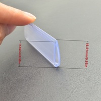 Bande transparente en plastique d'étiquette de profil d'extrusion de PVC d'étagère de supermarché