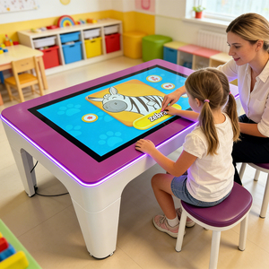Livraison en 3 jours <span class=keywords><strong>Table</strong></span> <span class=keywords><strong>basse</strong></span> intelligente étanche 55 pouces Écran tactile <span class=keywords><strong>Table</strong></span> de jeu Android Windows <span class=keywords><strong>Table</strong></span> éducative pour enfants - Product Image 1