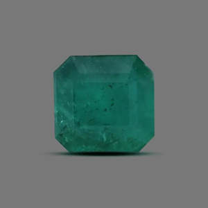 Pierre précieuse verte naturelle émeraude de 7,04 carats, certifiée Panna, qualité export, haute qualité, pour bague, pendentif, bijoux - Product Image 2