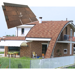 Tuiles de toiture à prix bas en Chine, panneaux de toiture bleus et bruns, <span class=keywords><strong>bardeaux</strong></span> <span class=keywords><strong>d</strong></span>'<span class=keywords><strong>asphalte</strong></span> monocouche de bonne qualité - Product Image 3