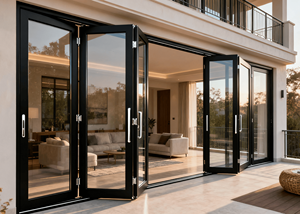 <span class=keywords><strong>Porte</strong></span> <span class=keywords><strong>de</strong></span> <span class=keywords><strong>garage</strong></span> automatique à double battant en aluminium fiable avec automatisation pour usage commercial extérieur - Product Image 6