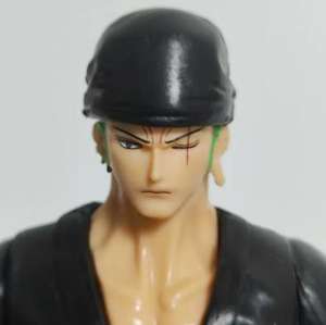 Figura de Anime HESPER, 1 Pieza, Gk Roronoa Sentado <span class=keywords><strong>con</strong></span> Ropa Negra y Sombrero de Paja, Figura de Acción de PVC Hecha a Mano - Product Image 4