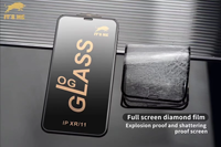 Het is ME OG Gehard Glas voor iPhone 17 Pro Max Volledige Lijm ESD Telefoonscherm Beschermer