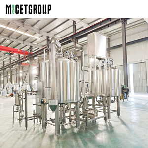 Machine de brassage de bière Ale Lager 350L pour brasserie, 2 cuves, contrôle PID, avec plateforme de travail, en SUS304, à vendre - Product Image 3
