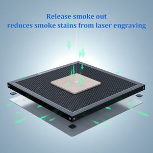 SCULPFUN Table de travail en nid d'abeille pour graveur <span class=keywords><strong>Laser</strong></span> CO2 gravure découpeuse 400x400x22mm - Product Image 4
