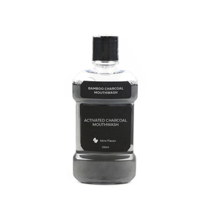 Collutorio al carbone naturale attivato per la cura orale alla menta fresca - Product Image 1