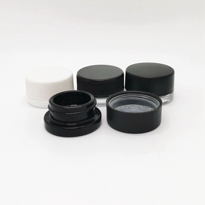 3ml 5ml 7ml 9ml Pot rond carré de concentré Bocaux résistants pour enfants Bocaux en verre à l'épreuve des enfants pour la cire de crème pour les yeux - Product Image 4