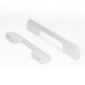 <b>Black</b> Extended Aluminum Alloy Wardrobe Door Handle Bar Minimalist Style Durable One Meter Long Cabinet Handle - Product Image 2