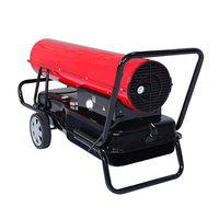 Chauffe-air industriel diesel 100 kW homologué CE, souffleur d'air chaud robuste avec contrôle thermostatique