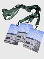 Lanières personnalisées en gros avec impression photo couleur pour cartes d'identité, cartes VIP et badges d'adhésion avec crochet