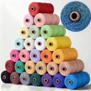 Cordon en coton coloré pour loisirs créatifs, emballage cadeau, corde de poignée, attache, corde à <span class=keywords><strong>linge</strong></span>, corde de traction durable - Product Image 3