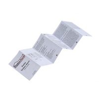 Produit d'impression offset personnalisé, dépliant plié pharmaceutique, manuel d'utilisation, livret