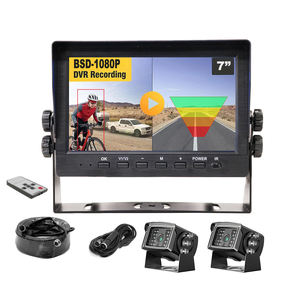 7 "סיפים מסך <span class=keywords><strong>dvr</strong></span> מסך מפוצל מסך מפוצל עם מובנה bsd ai זיהוי 2x 1080p תצוגה אחורית מצלמות לילה עבור rv - Product Image 1