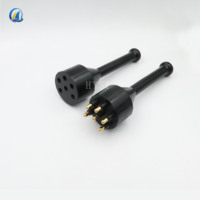 Connecteur étanche IP69 à 6 broches en acier inoxydable pour utilisation marine en haute mer, paires mâle-femelle enfichables, 60A