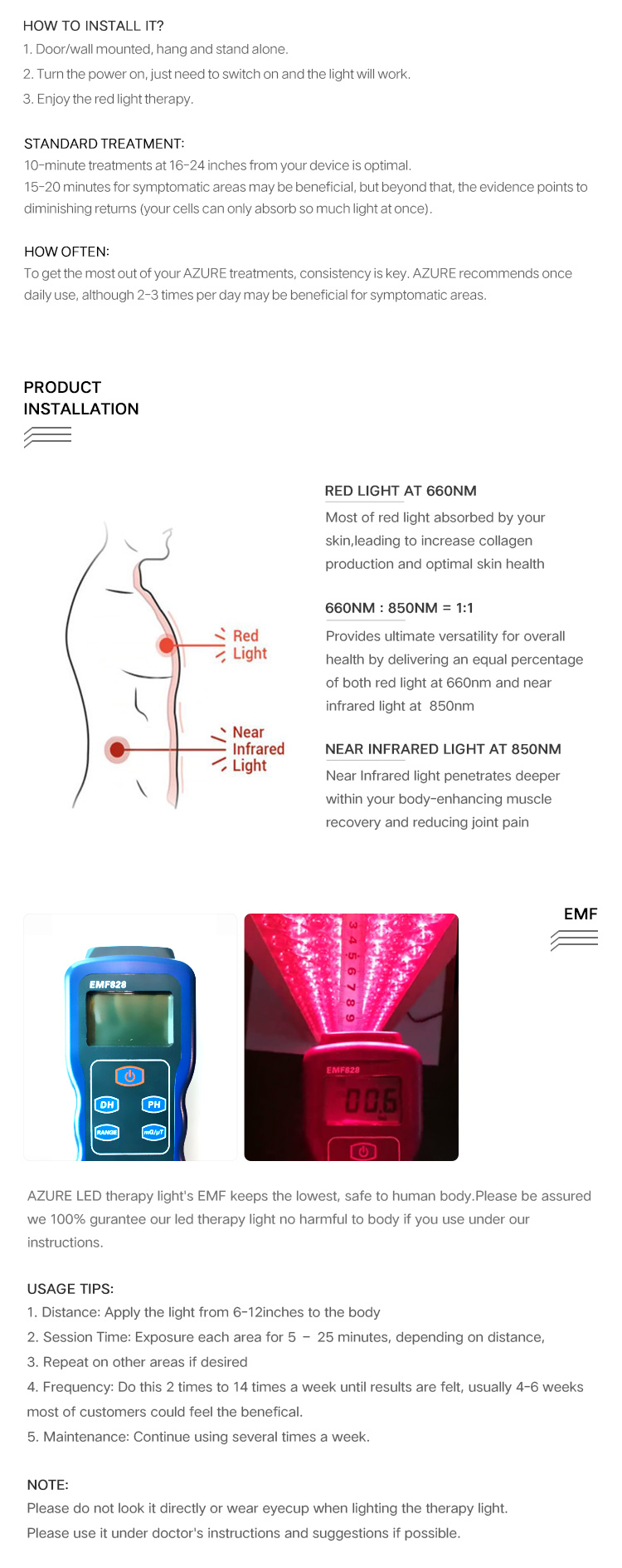 1000W LED PDT Light Therapy Machine 660nm 850nm Red Light Therapy Machines