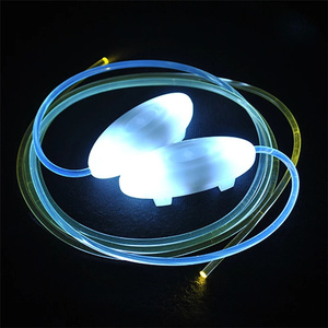 Flash lumineux LED lacets patinage charmant LED Flash Light Up lueur lacets chaussures danse patinage Cool <span class=keywords><strong>Daren</strong></span> fournitures - Product Image 1