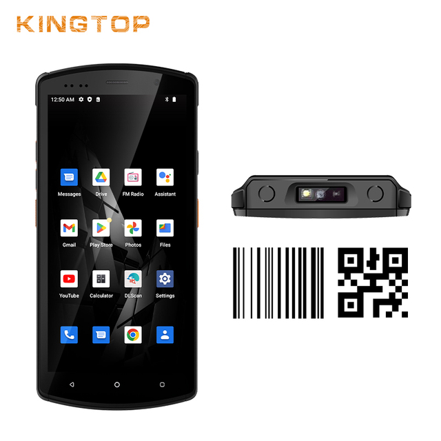 Industrial Android 12 Handheld Terminal IP67 Rugged PDA 4G WIFI NFC 2D QR Scanner for Manufacturing & Warehouse Management EU
