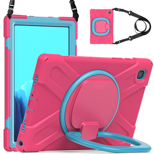 Étui robuste anti-chute pour <span class=keywords><strong>tablette</strong></span> <span class=keywords><strong>Samsung</strong></span> Galaxy <span class=keywords><strong>Tab</strong></span> <span class=keywords><strong>A7</strong></span> 10,4 pouces <span class=keywords><strong>SM</strong></span>-<span class=keywords><strong>T500</strong></span> <span class=keywords><strong>SM</strong></span>-T505, coque avec support rotatif à 360 degrés - Product Image 4