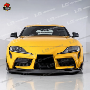 Kit carrosserie pour <span class=keywords><strong>Toyota</strong></span> <span class=keywords><strong>Supra</strong></span> A90, fibre de carbone, lèvre avant, diffuseur, spoiler, jupes latérales, 2019-2020, kit carrosserie en carbone - Product Image 3