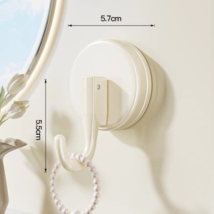 Gancio a <span class=keywords><strong>ventosa</strong></span> in plastica D5062, senza tracce, adesivo forte, portatile, multifunzione, per cucina e bagno. - Product Image 6