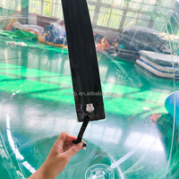 Haute qualité personnalisé gonflable Transparent PVC Transparent gonflable bulle balle Zorb balle Sports nautiques jouet
